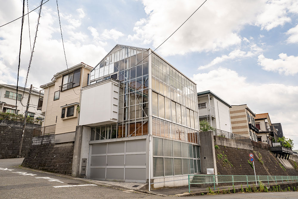 神奈川県大和市のデザイナーズガレージハウスの外観