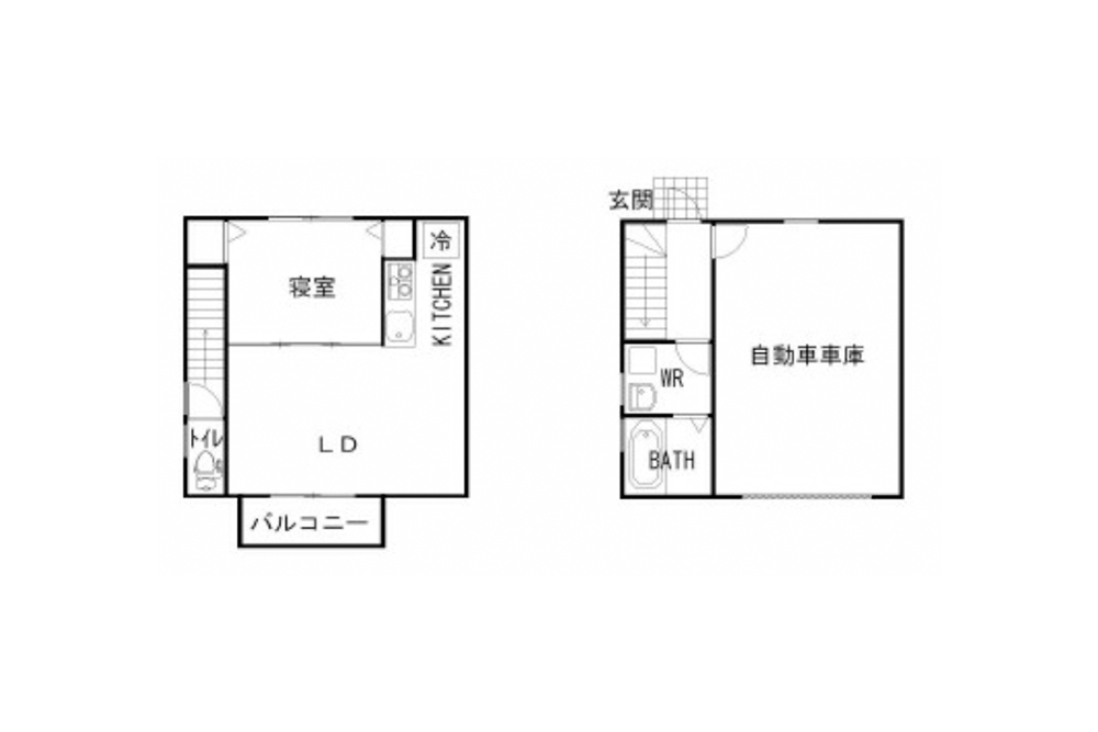 C-7号室の間取図