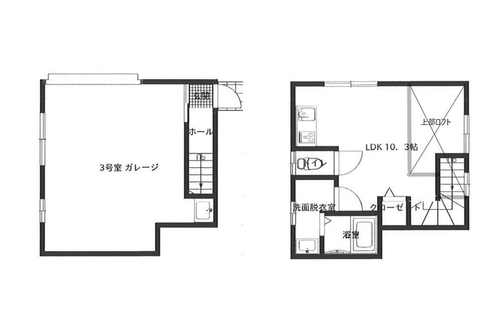 03号室の間取図