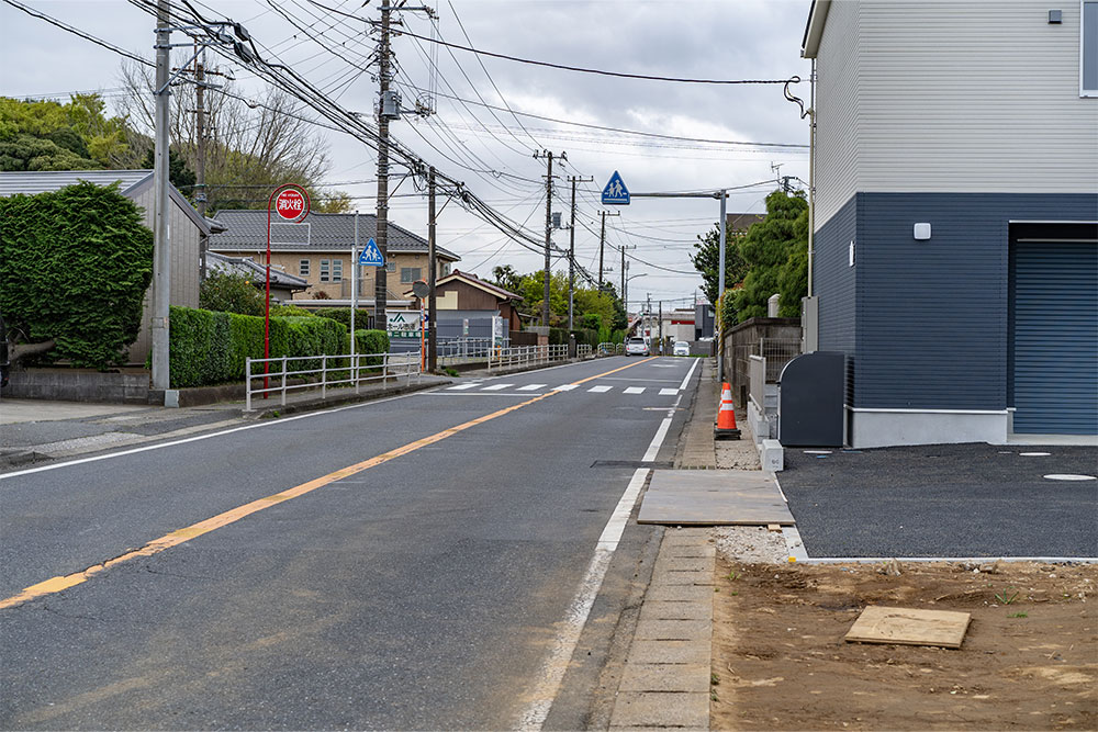 前面道路の様子