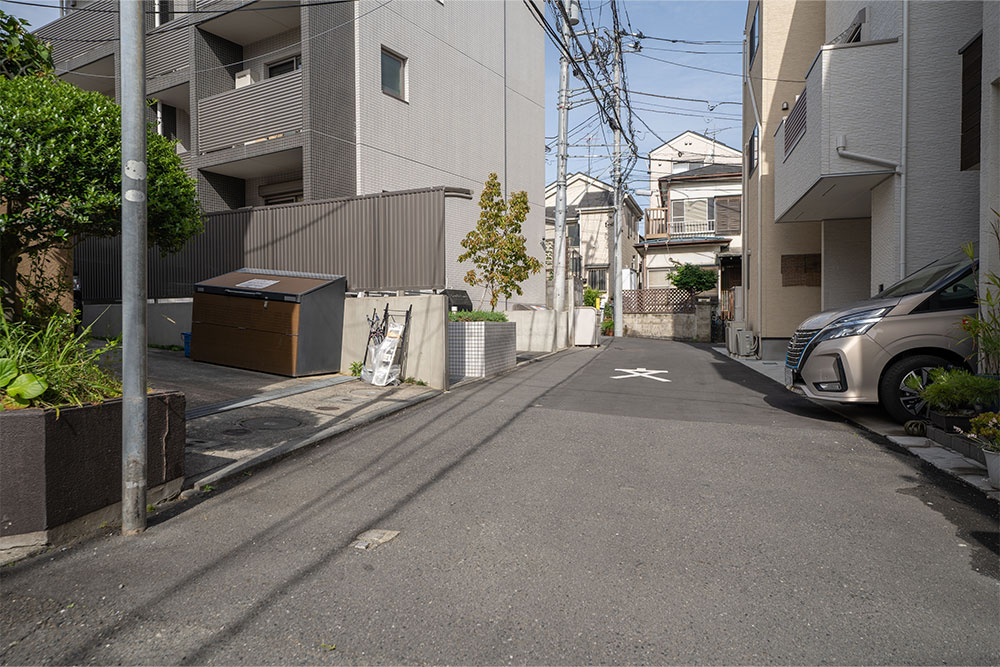 前面道路の様子