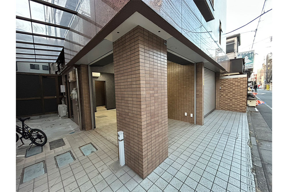 B区画のガレージ