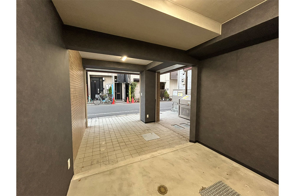 B区画のガレージ