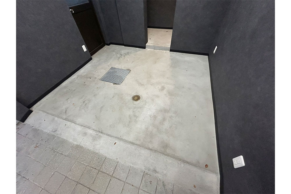 B区画のガレージ