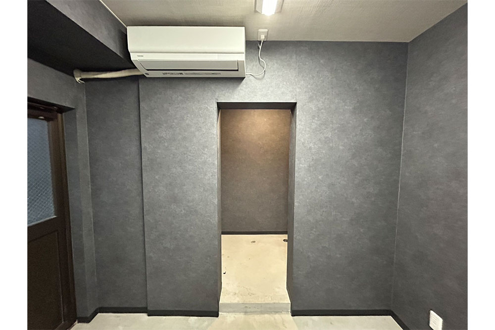 B区画のガレージ