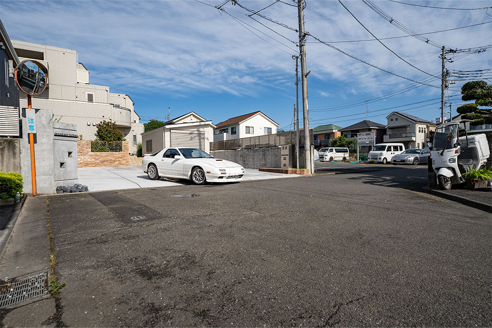 前面道路の様子