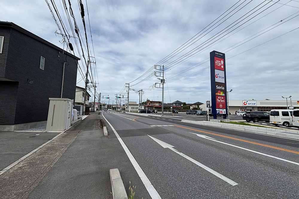 前面道路の様子