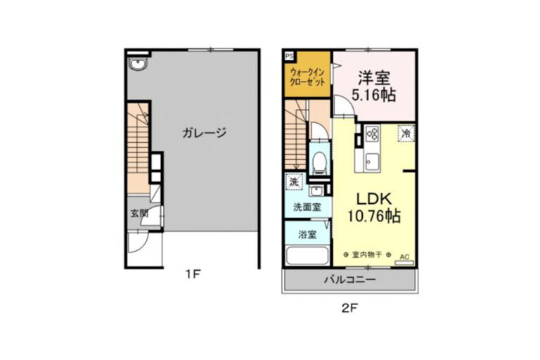 ＜1LDK+ガレージ（75.75〜76.21㎡）＞JR相原駅 徒歩8分の賃貸ガレージハウス