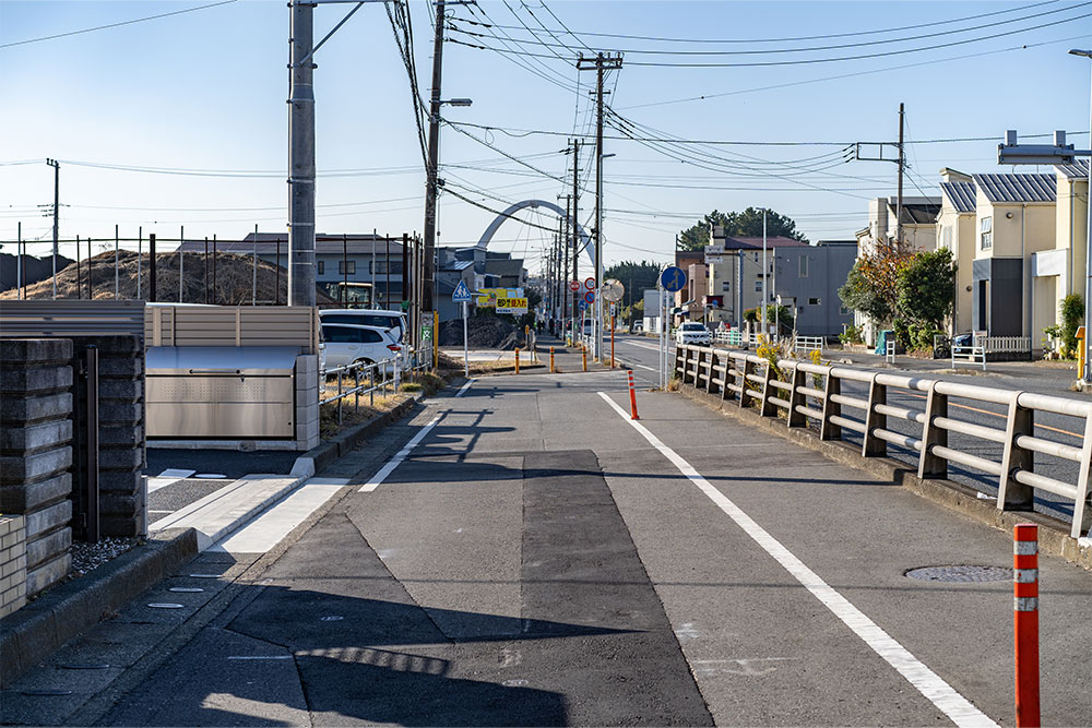 前面道路の様子