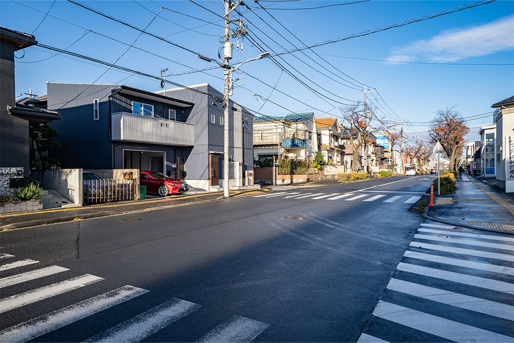 前面道路の様子