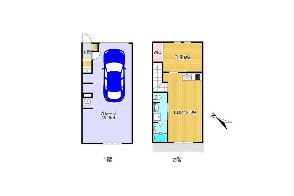 C号室の間取図