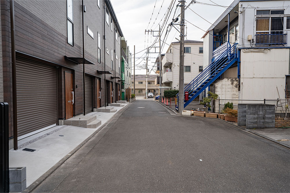 前面道路の様子