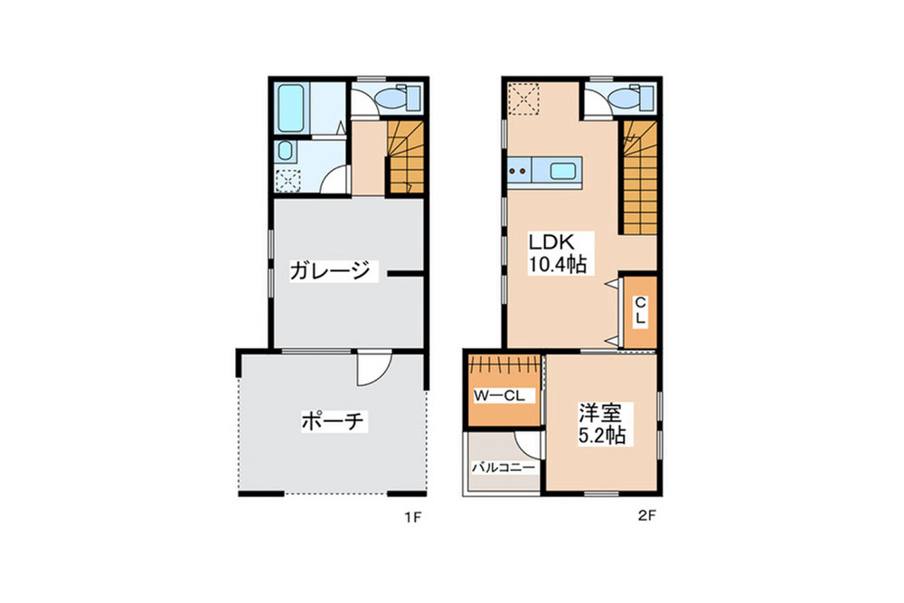 A号室の間取図