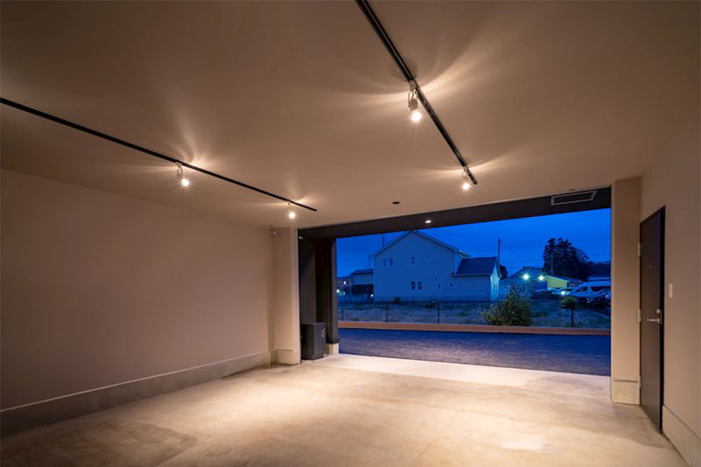 A〜D棟のガレージ