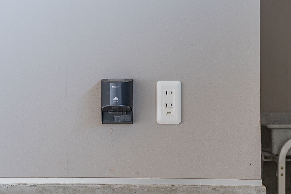 A〜D棟のEV用200V充電器