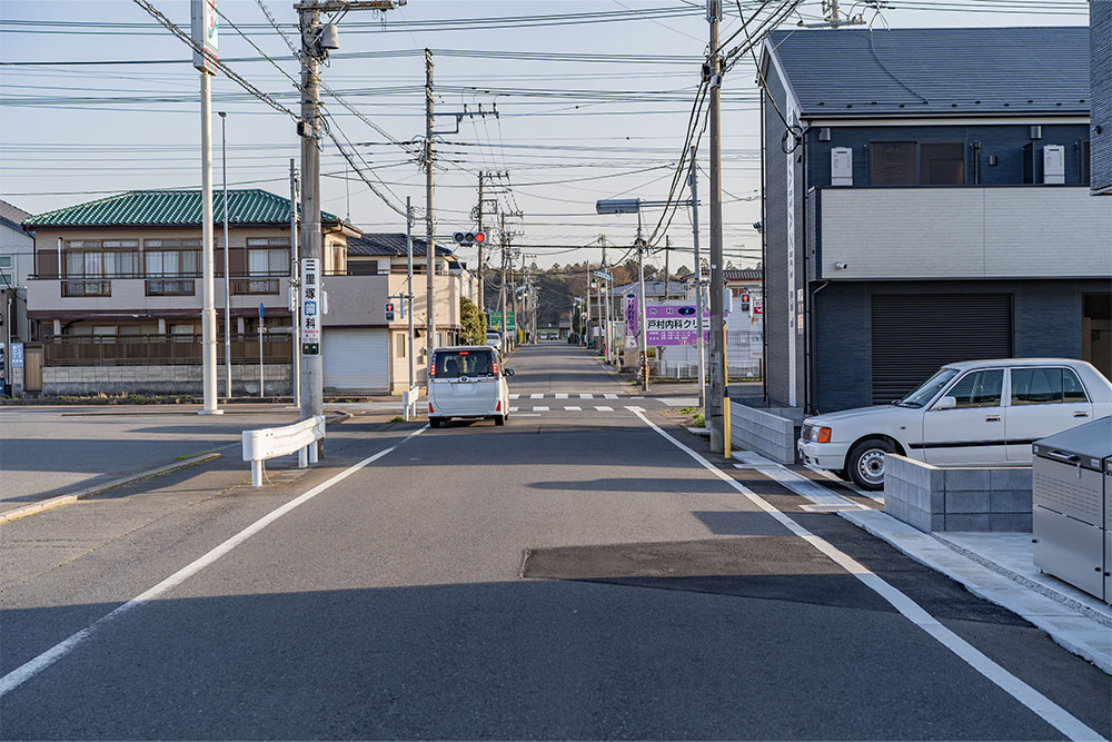 前面道路の様子