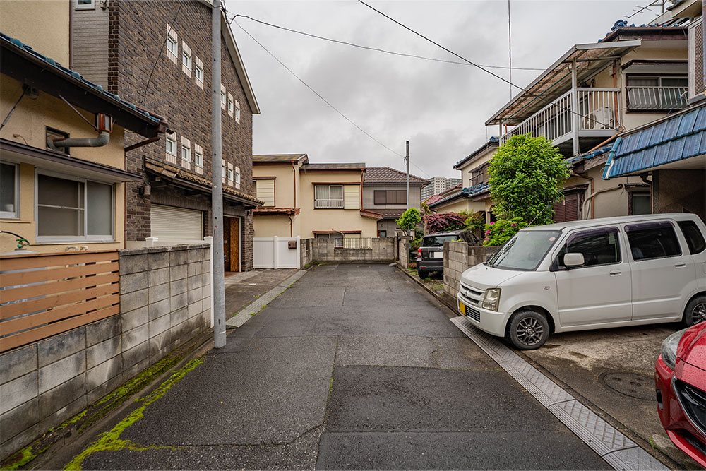 前面道路の様子