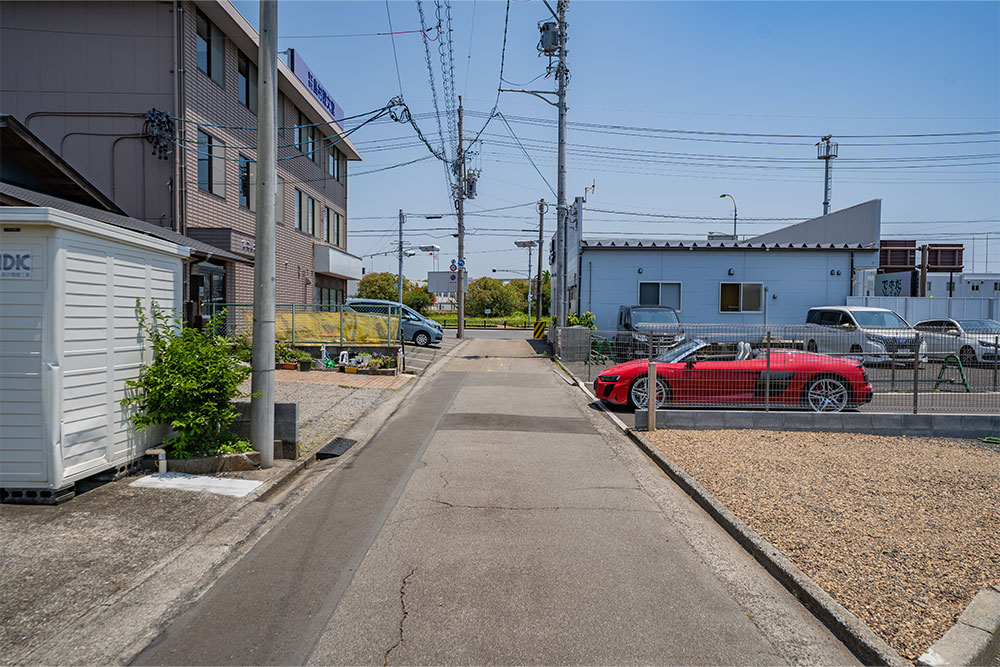 前面道路の様子