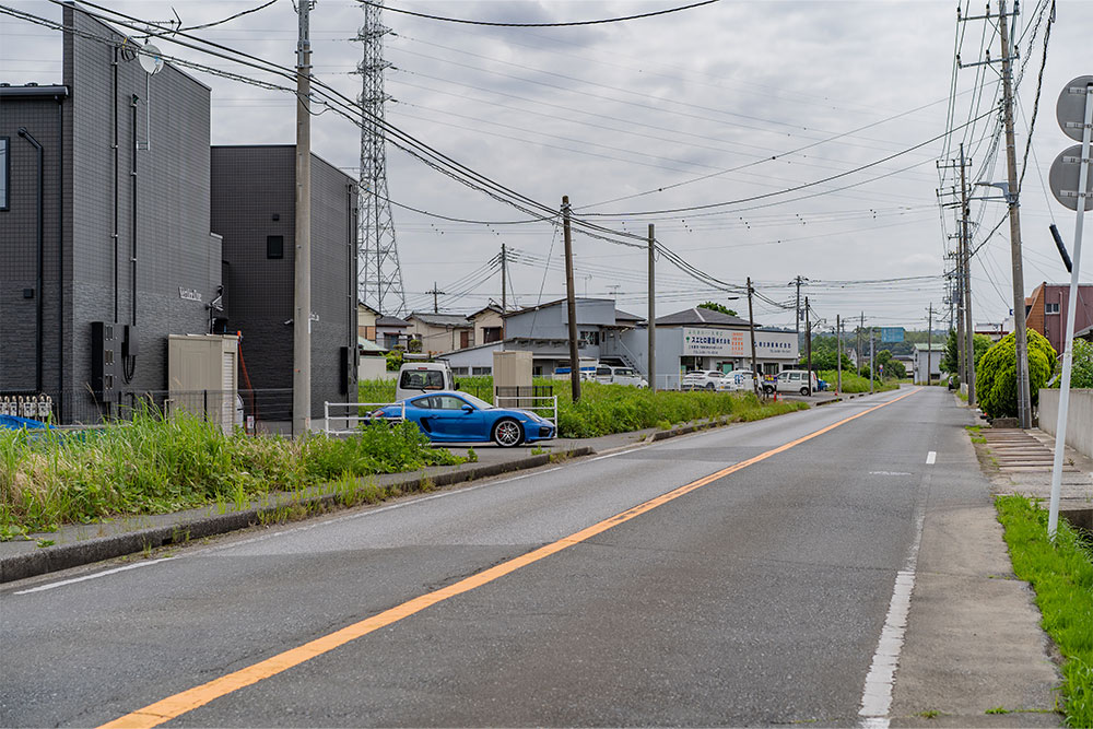 前面道路の様子