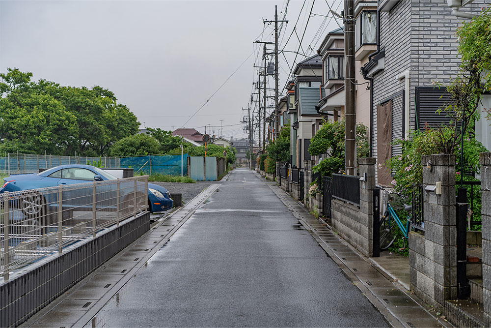 前面道路の様子