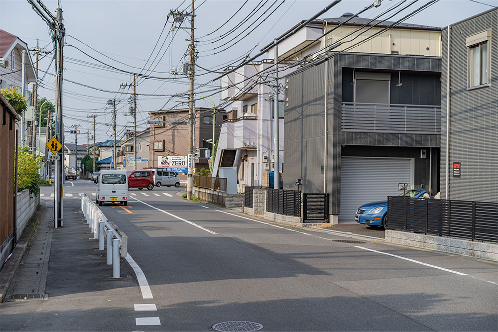 前面道路の様子