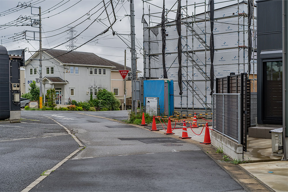 前面道路の様子