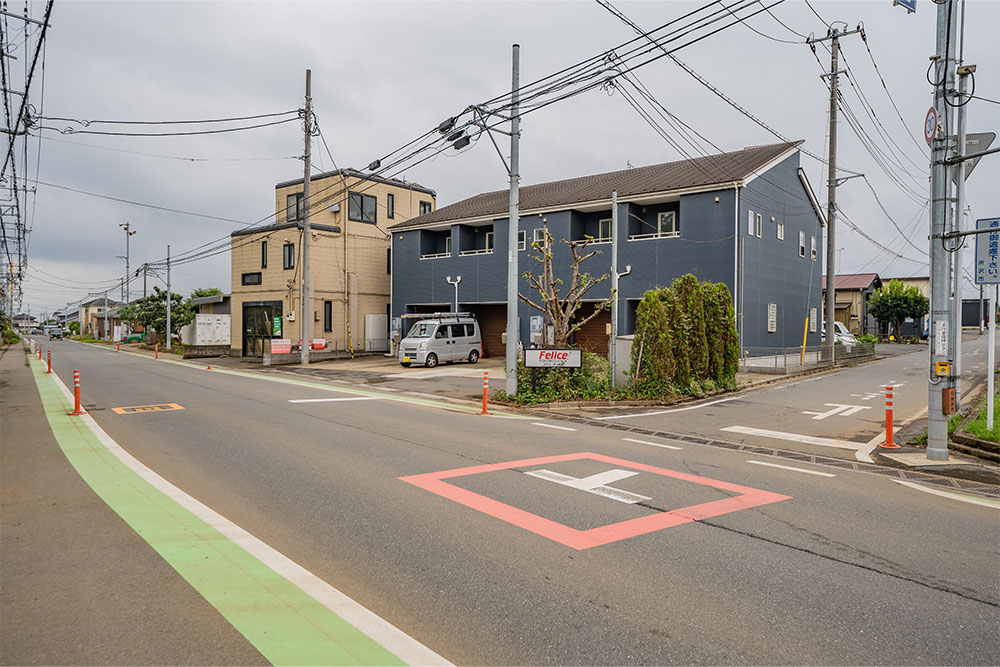 前面道路の様子