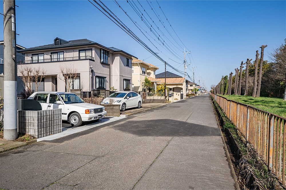 前面道路の様子