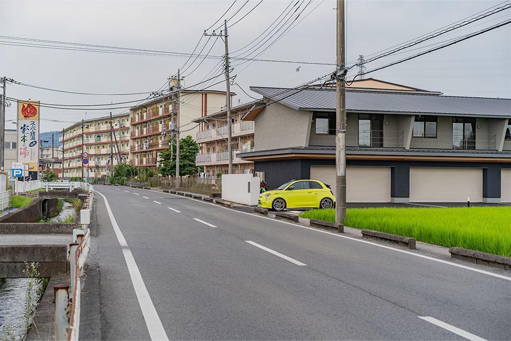 前面道路の様子