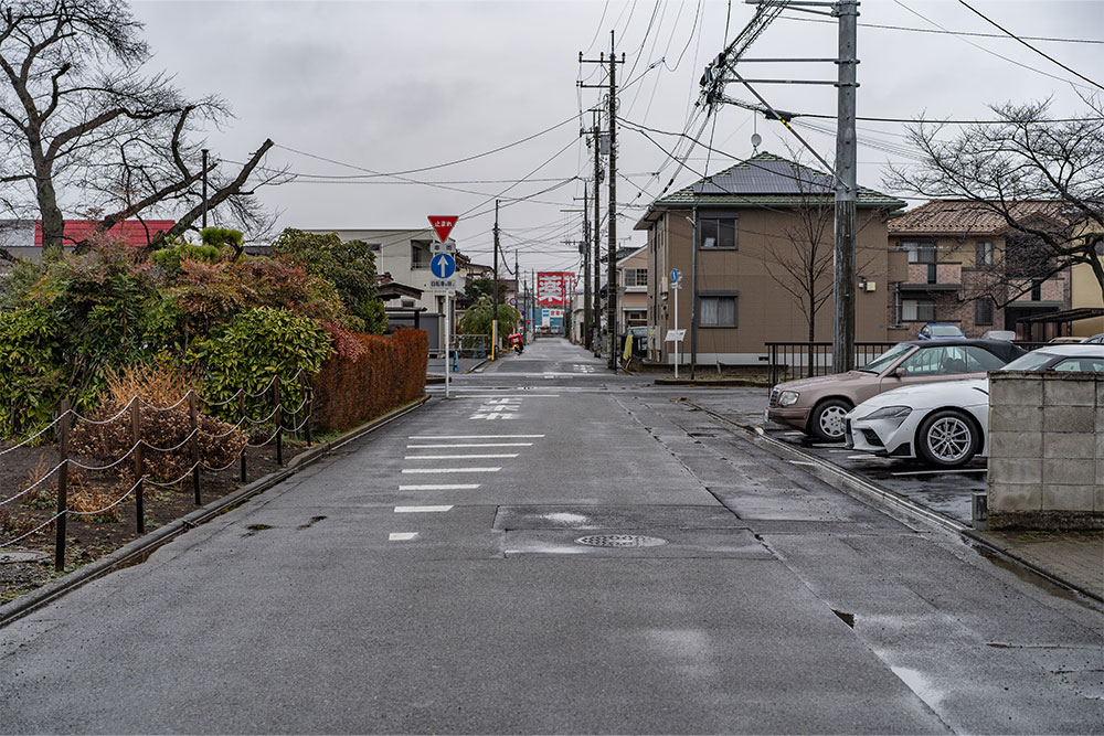 前面道路の様子