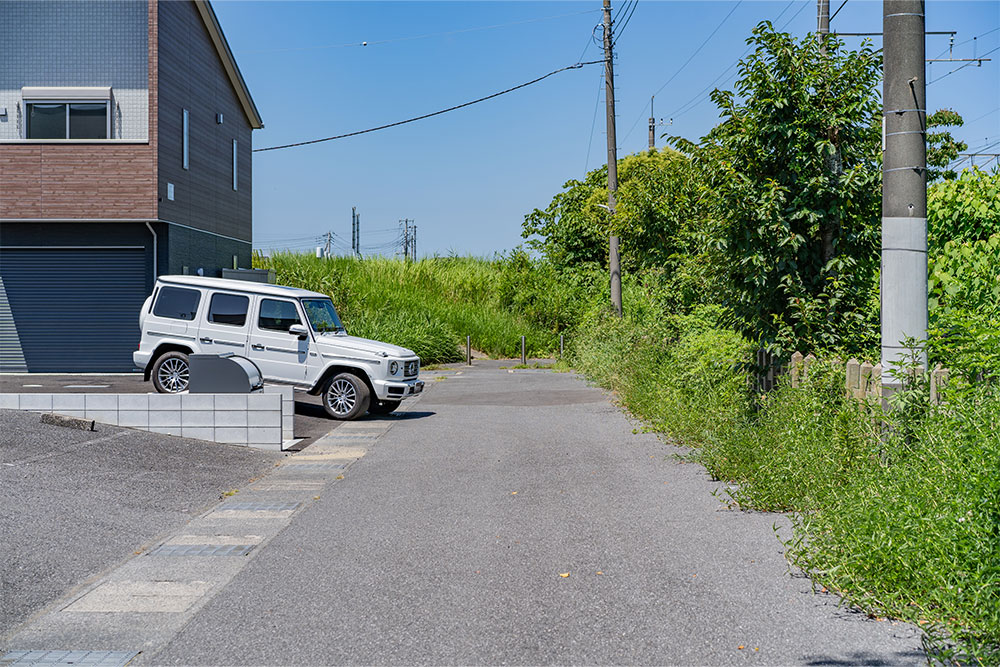 前面道路の様子