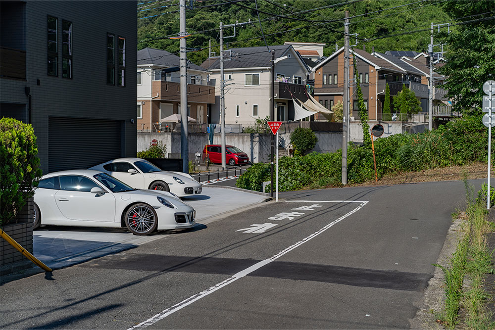 前面道路の様子