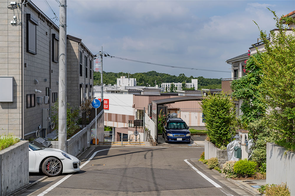 前面道路の様子