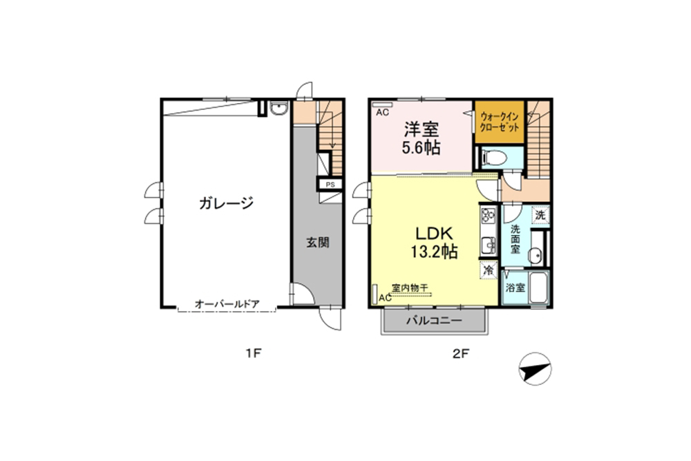 103号室の間取図