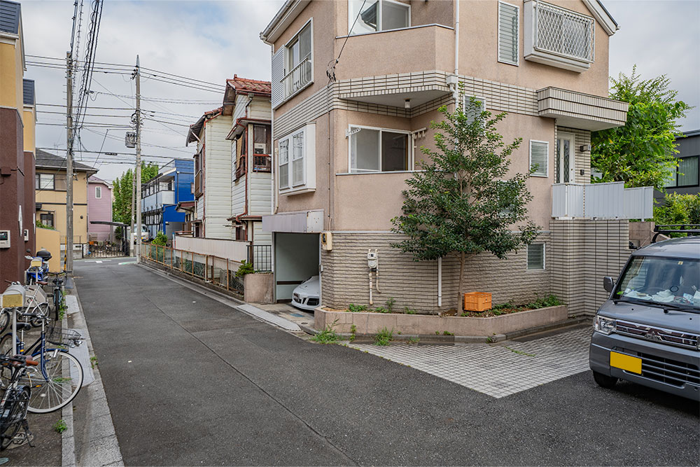 前面道路の様子