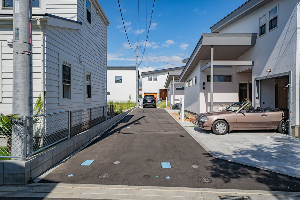 前面道路の様子