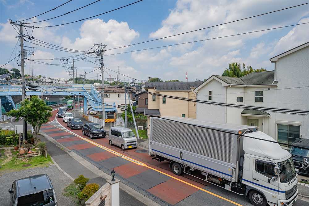 前面道路の様子