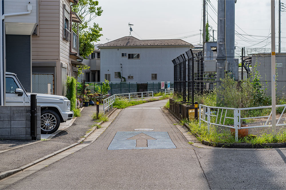 前面道路の様子