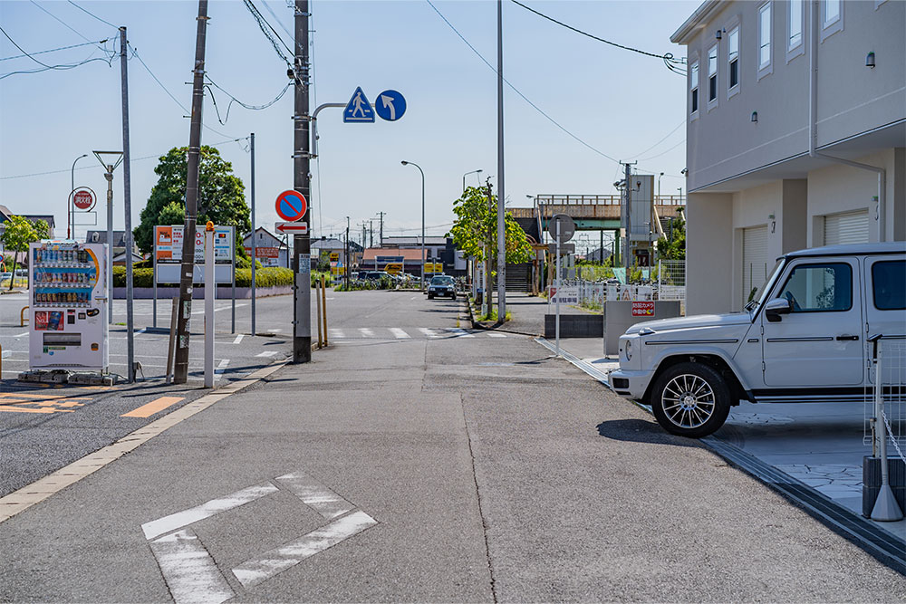 前面道路の様子