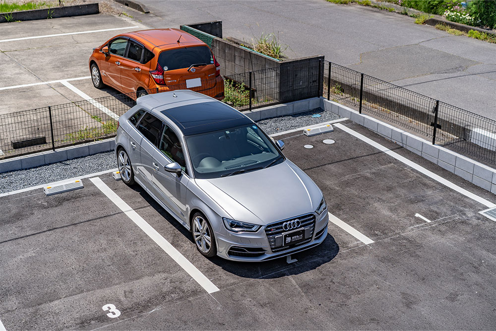 各戸に付帯する屋外駐車場