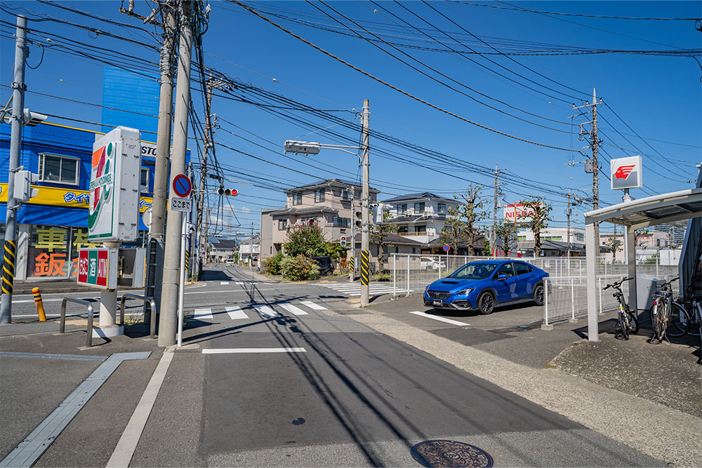 前面道路の様子