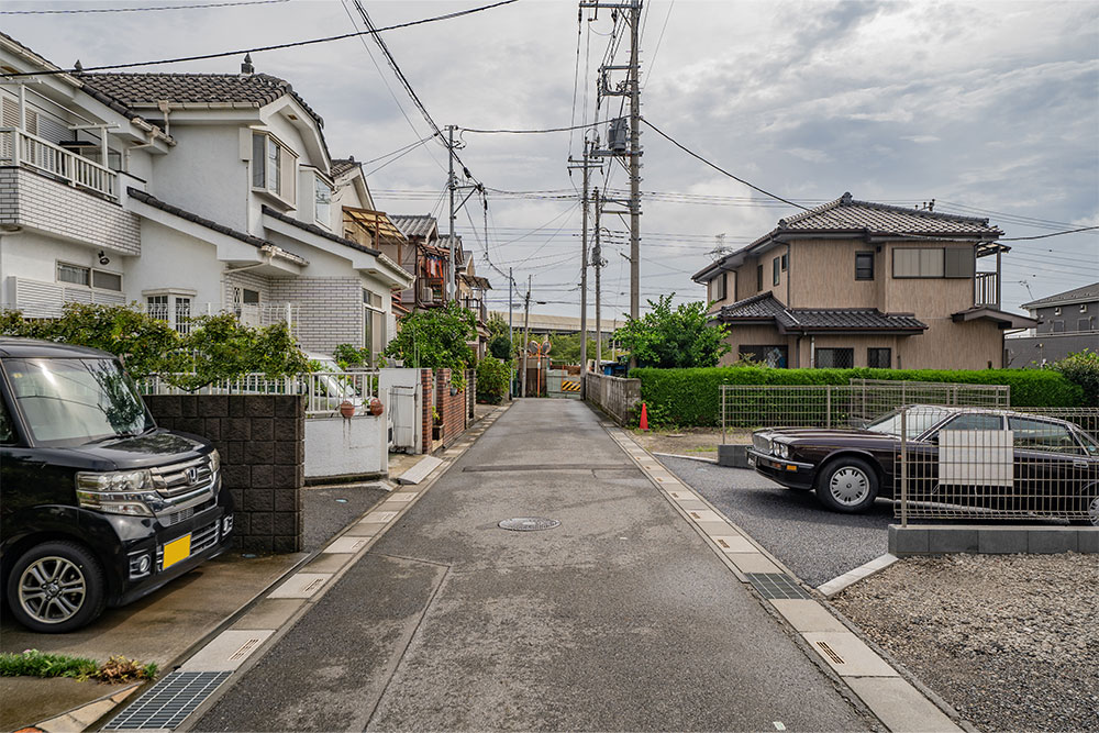 前面道路の様子