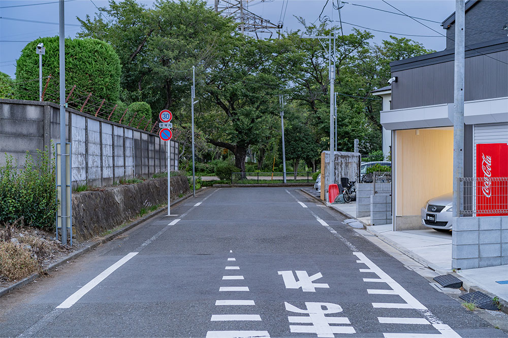 前面道路の様子