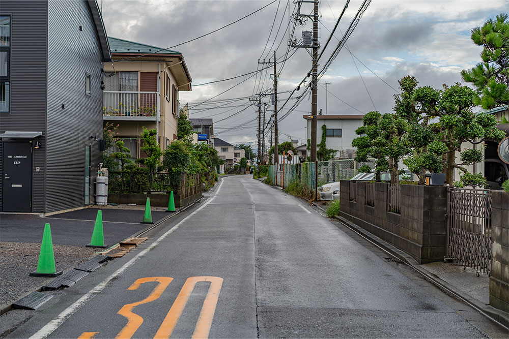 前面道路の様子