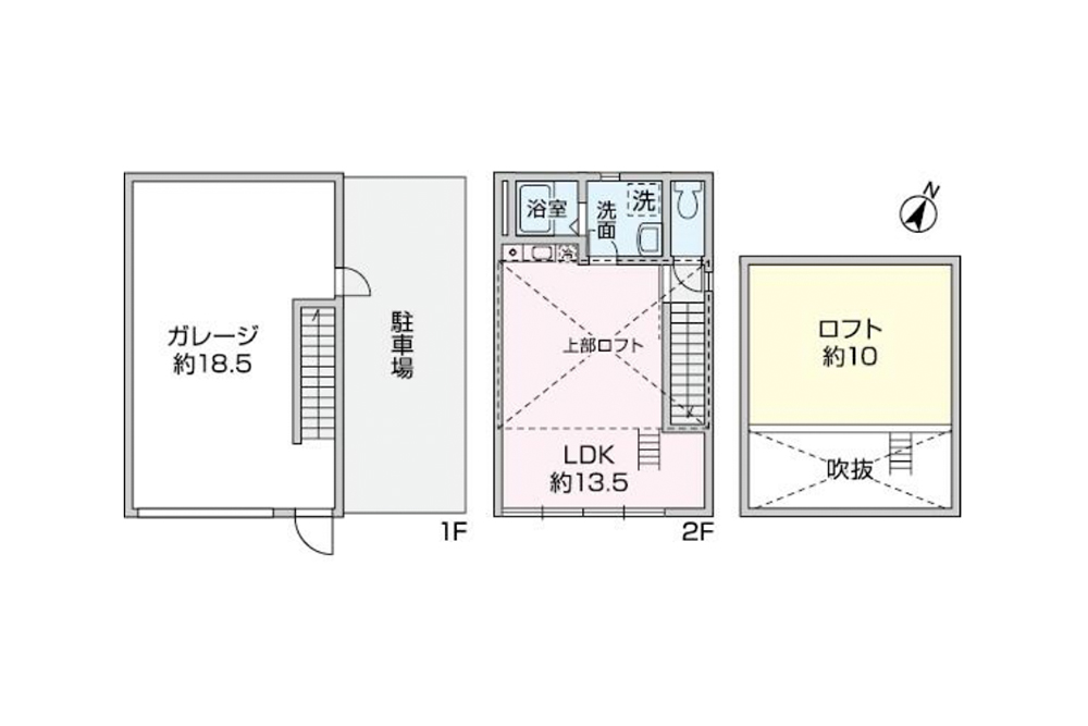 2号室の間取図