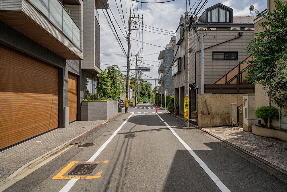 前面道路の様子