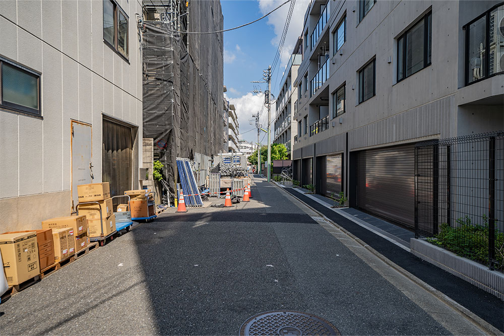 前面道路の様子