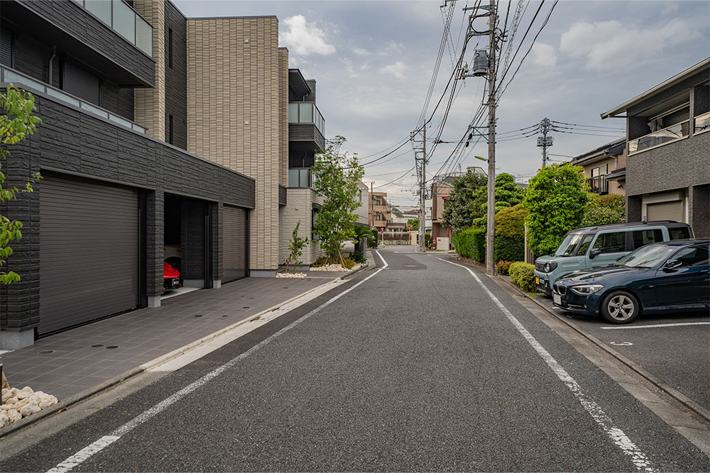 前面道路の様子