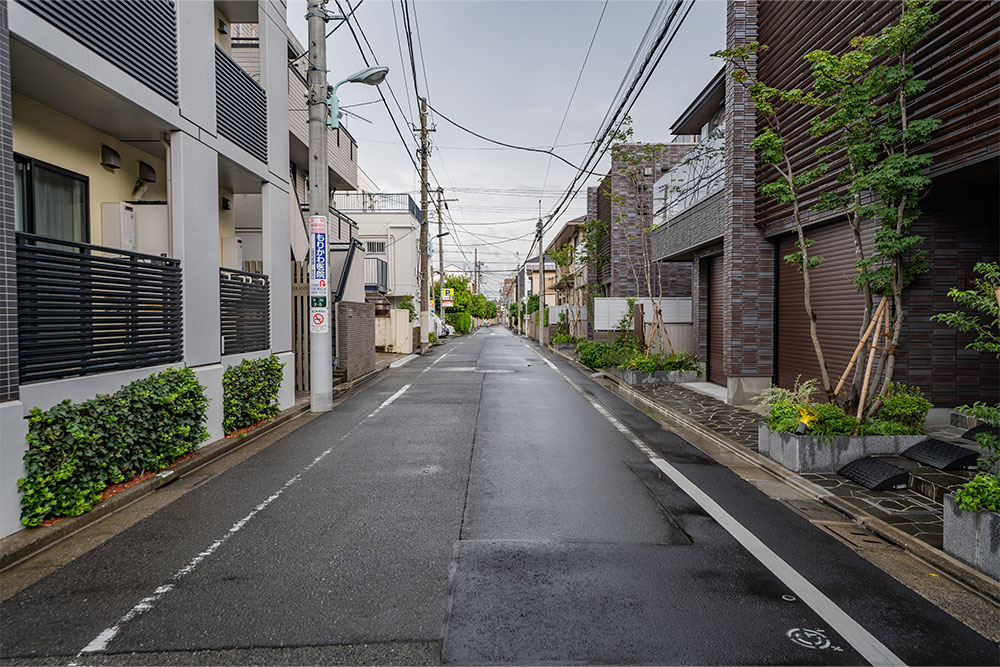 前面道路の様子