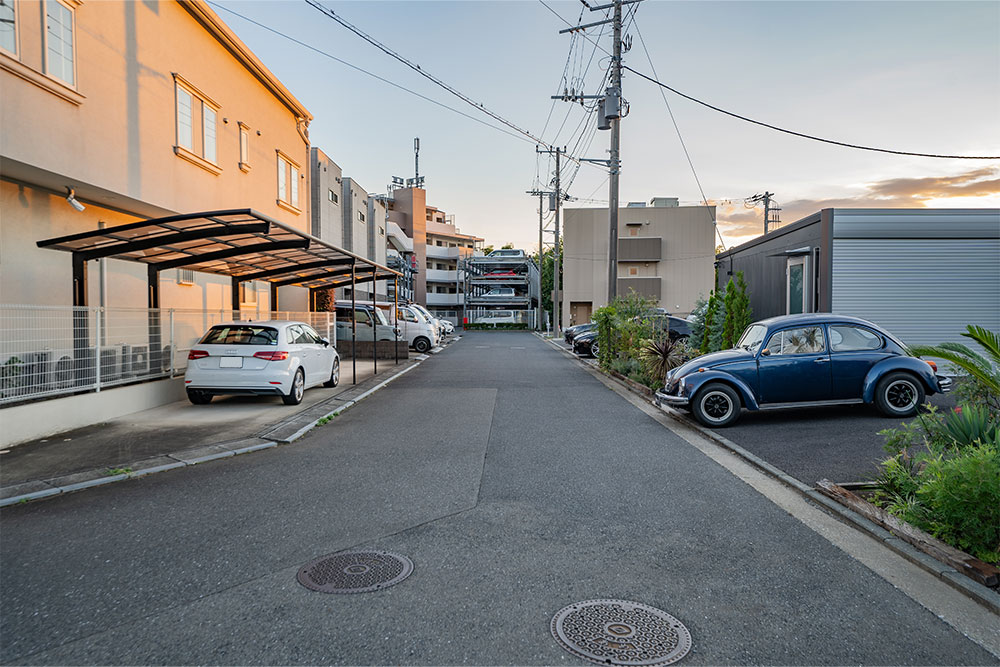 前面道路の様子